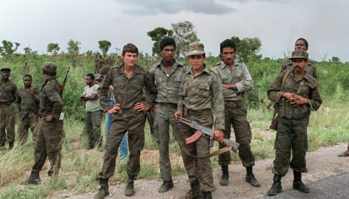 Soldados cubanos en Angola